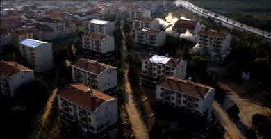 Sarıgazi Lojmanların Patlatmalı Yıkımı