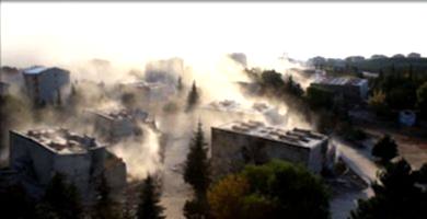 Sarıgazi Lojmanların Patlatmalı Yıkımı