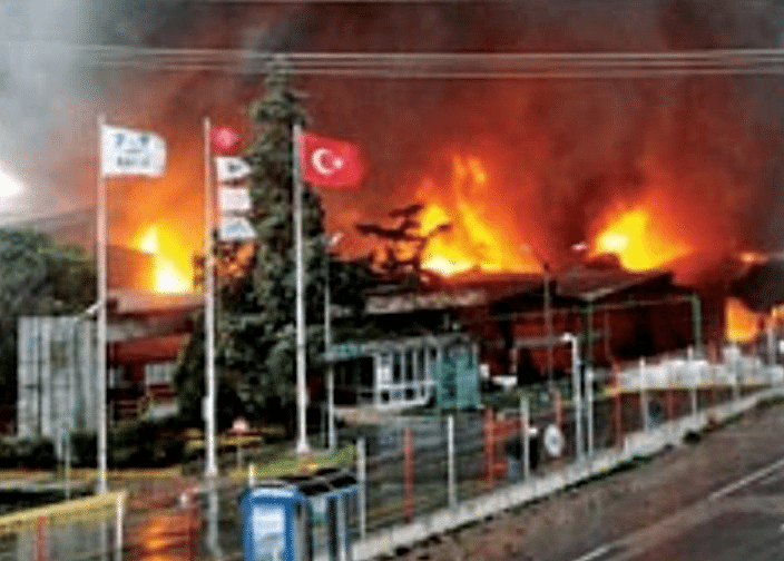 Yalova AKSA Fabrikası Yıkımı