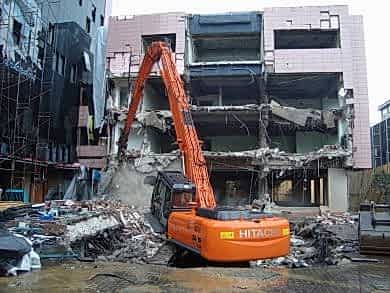 Uzun Erişimli Yıkım Makinesi İle Yıkım Yöntemi